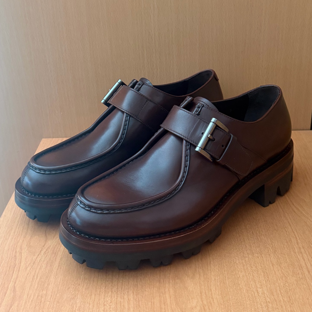 PRADA 13aw タンクソール レザー シューズ 9 - ARCHIVESTOCK