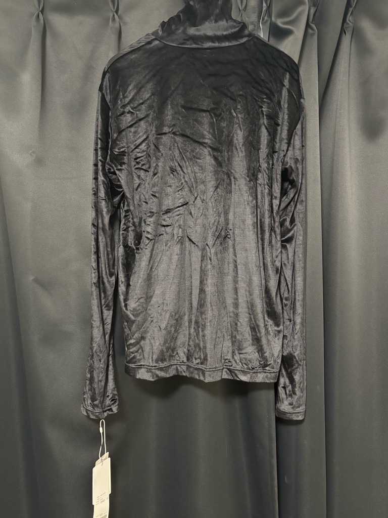 【定価30,800円】ジョンレースサリバン　ベロアハイネックトップス　サイズS ジョンローレンスサリバン ベロアハイネックトップス サイズS