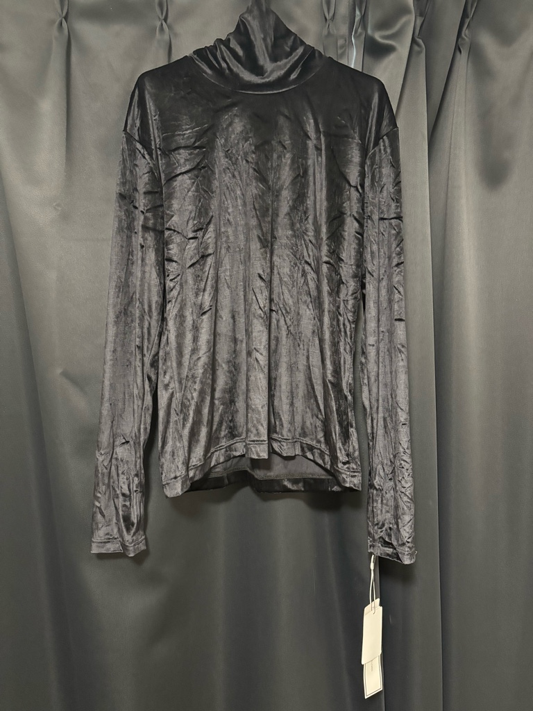 ジョンローレンスサリバン ベロアハイネックトップス サイズS