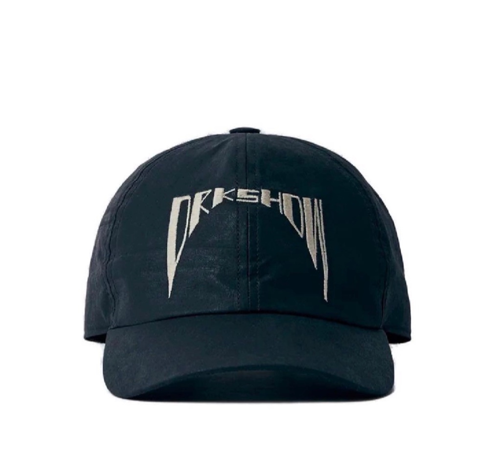 RICK OWENS DRKSHDW BASEBALL CAP BLACK - ARCHIVESTOCK