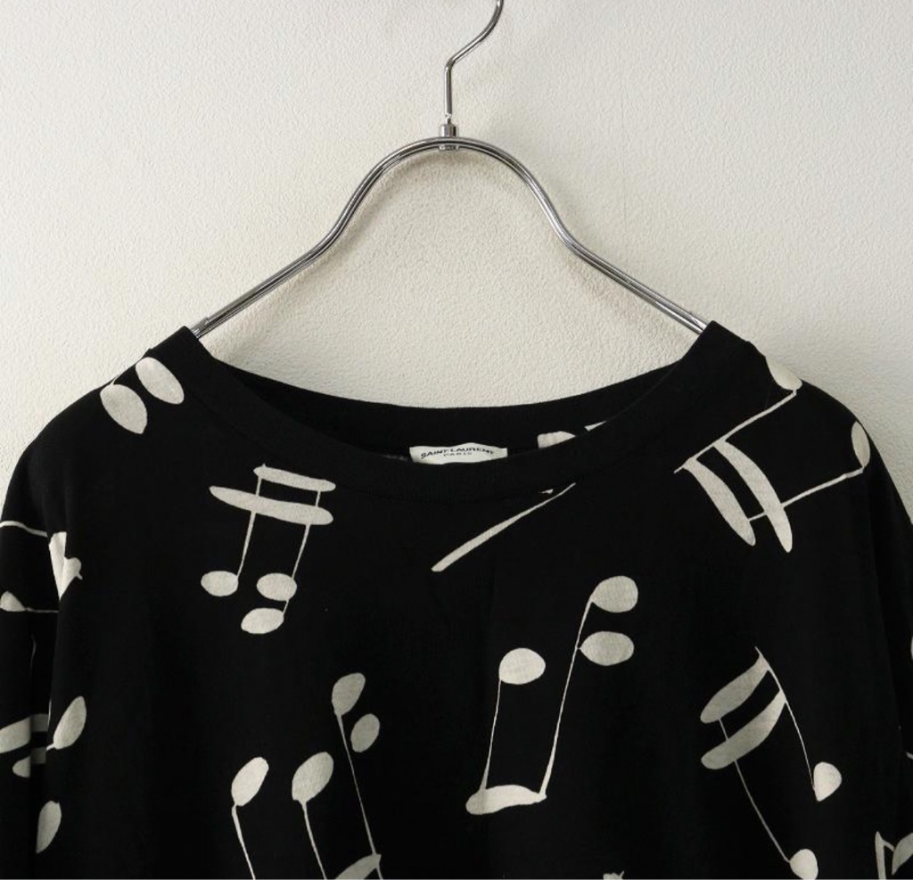 Saint Laurent Paris 2016 音符Tshirt エディ期 - ARCHIVESTOCK