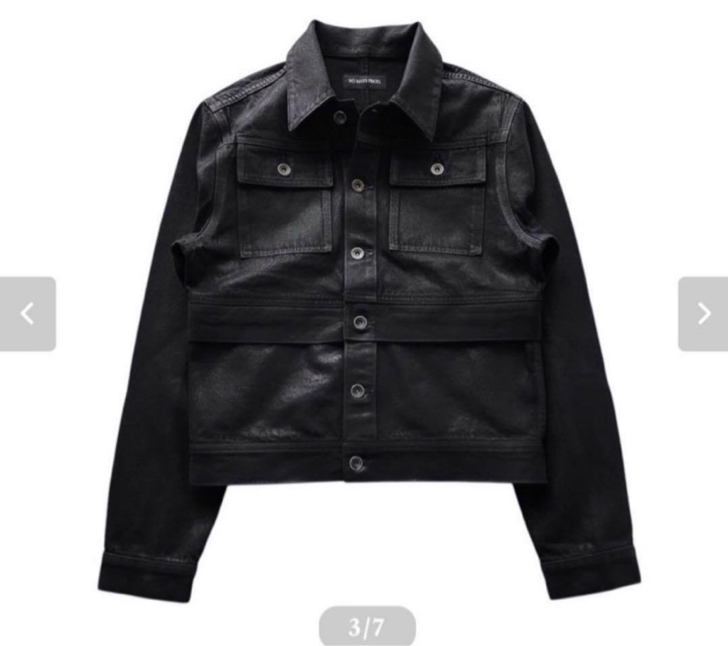 ジャケット・アウター no mass prod 008GLM WAXED DENIM JAC no mass prod 008GLM WAXED DENIM JACKET M - ARCHIVESTOCK