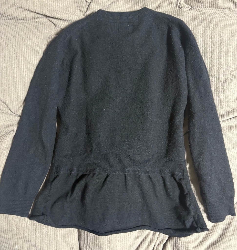 UNDERCOVER 08AW UNREAL期 切り替えニット ドッキングニット