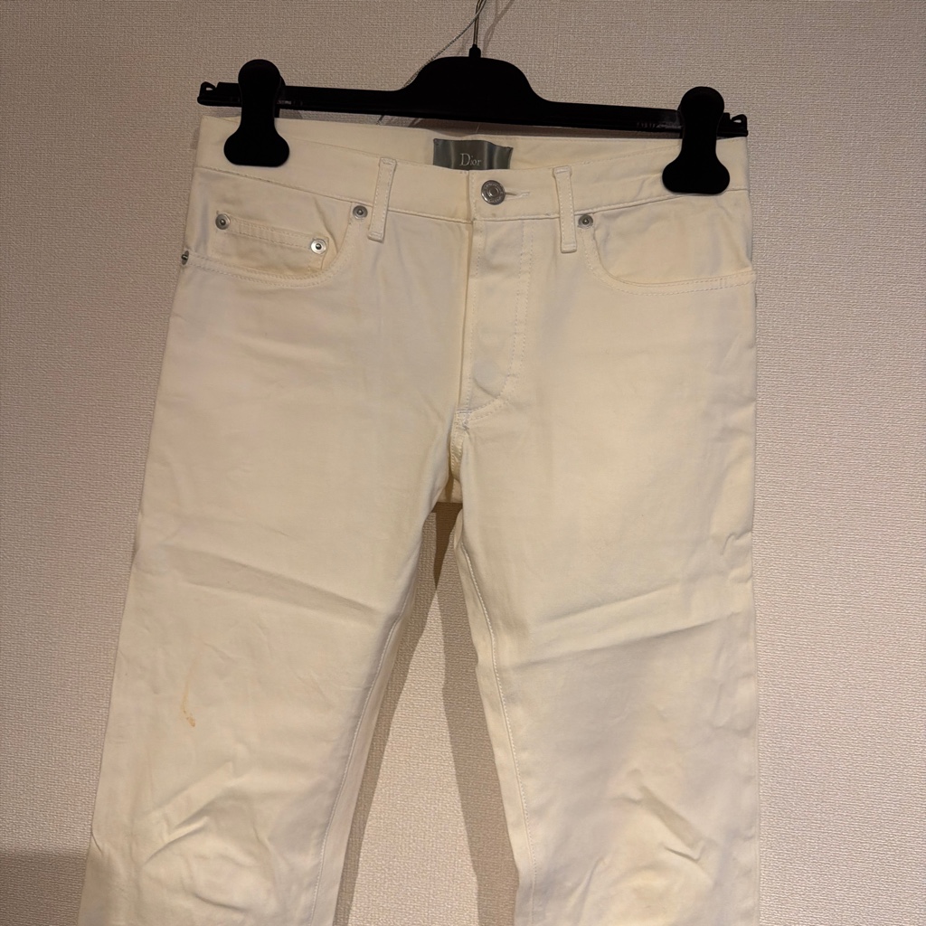 Dior Homme ホワイト スキニーパンツ 27 - ARCHIVESTOCK