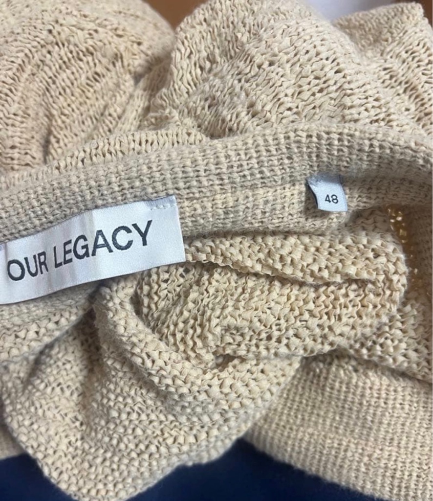 L*A様 OURLEGACY Compact ロングスリーブ カーディガン OUR LEGACY カーディガン - ARCHIVESTOCK