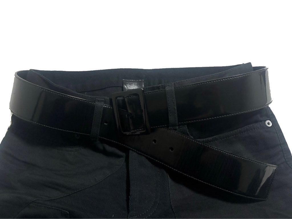 Dior HOMME エディ期 パテントレザー ベルト - ARCHIVESTOCK