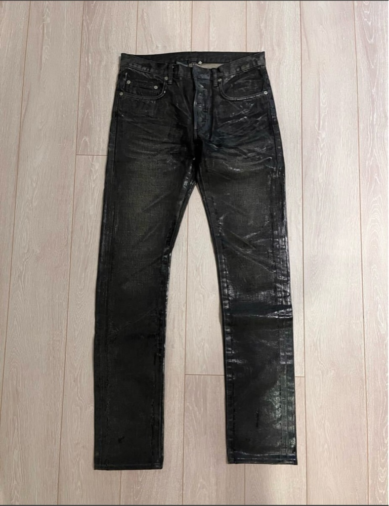 DIOR HOMME AW03 ラスター コーティング デニム 28 - ARCHIVESTOCK