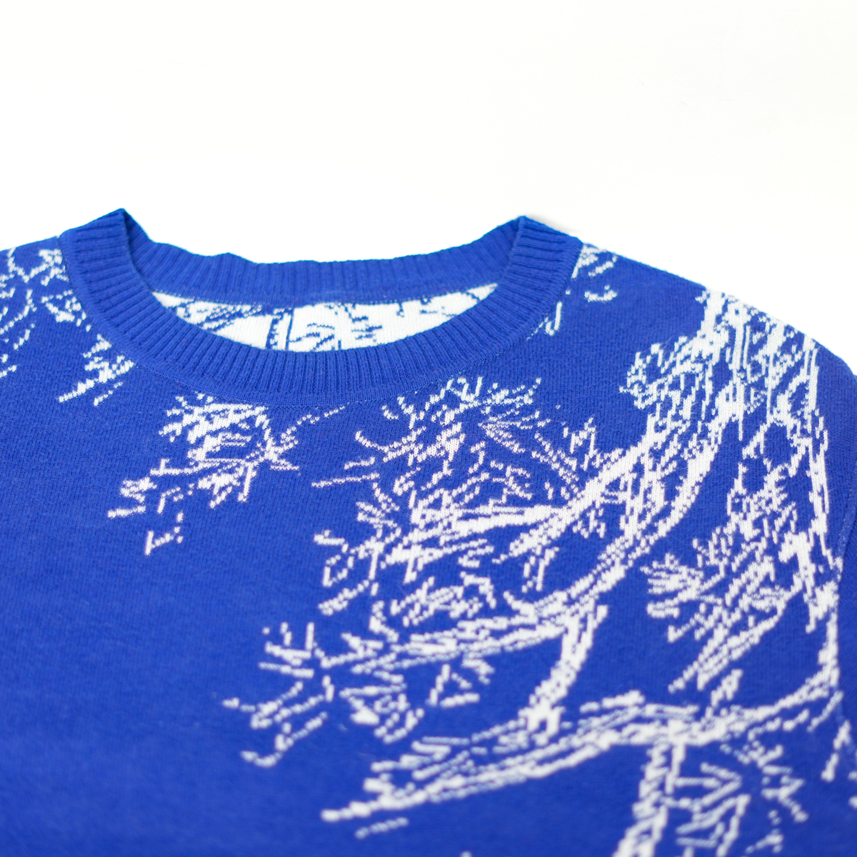 トップス 18SS YOHJI YAMAMOTO TREE PATTERN KNIT YOHJI YAMAMOTO POUR HOMME 2018SS TREE PATTERN KNIT - ARCHIVESTOCK