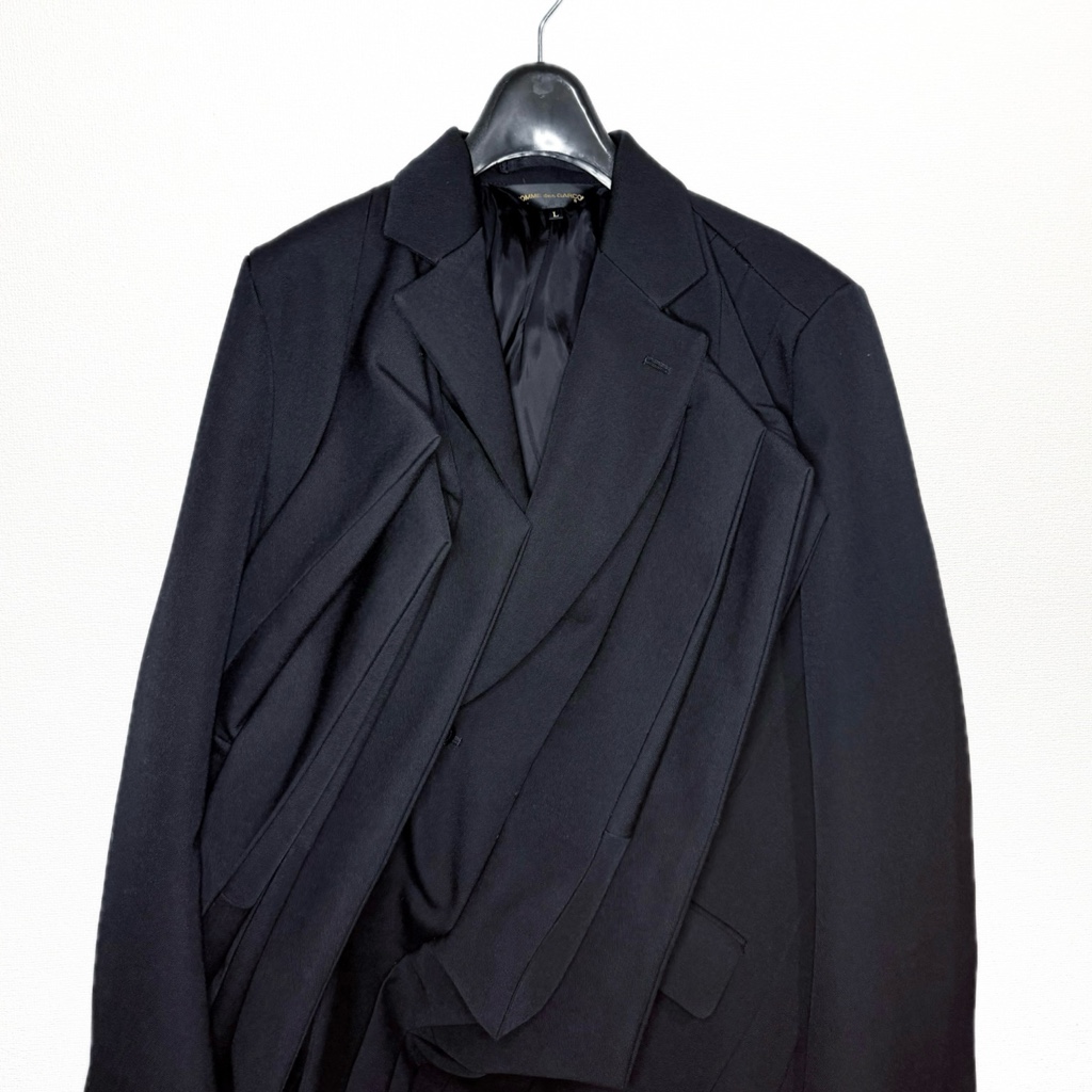 COMME des GARCONS 25AW アコーディオン ロングジャケット - ARCHIVESTOCK