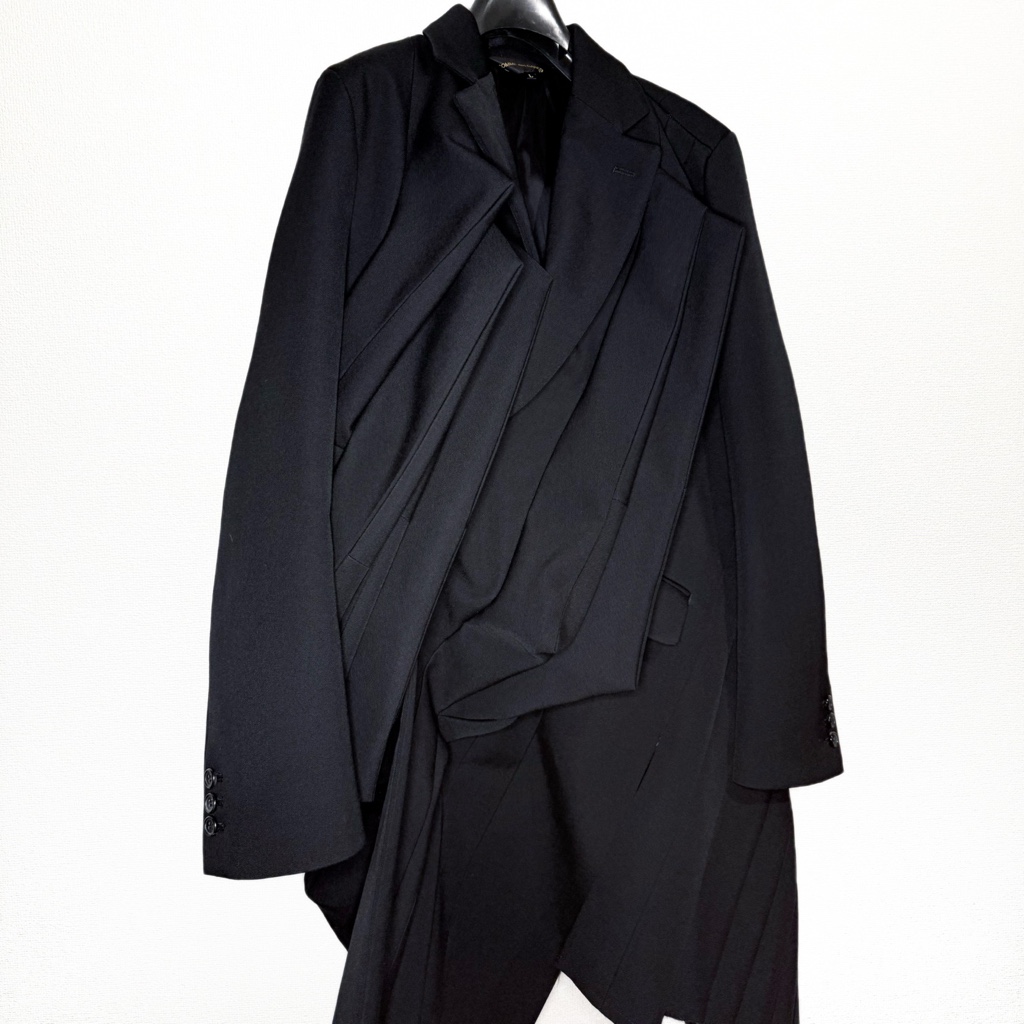 COMME des GARCONS 25AW アコーディオン ロングジャケット - ARCHIVESTOCK