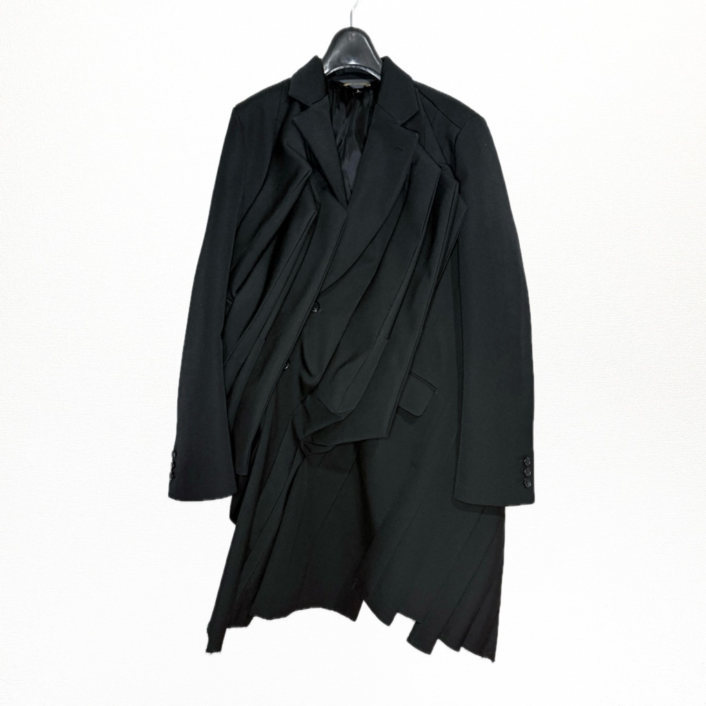 COMME des GARCONS 25AW アコーディオン ロングジャケット - ARCHIVESTOCK