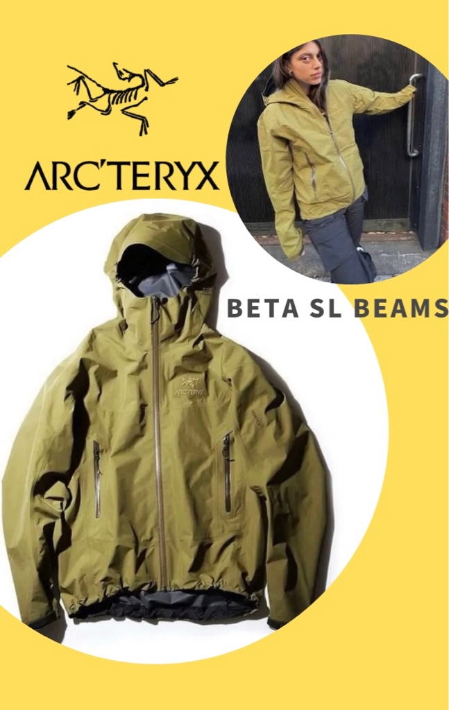 ARC'TERYX BEAMS 別注 正規品 BETA SL 金刺繍 - ARCHIVESTOCK