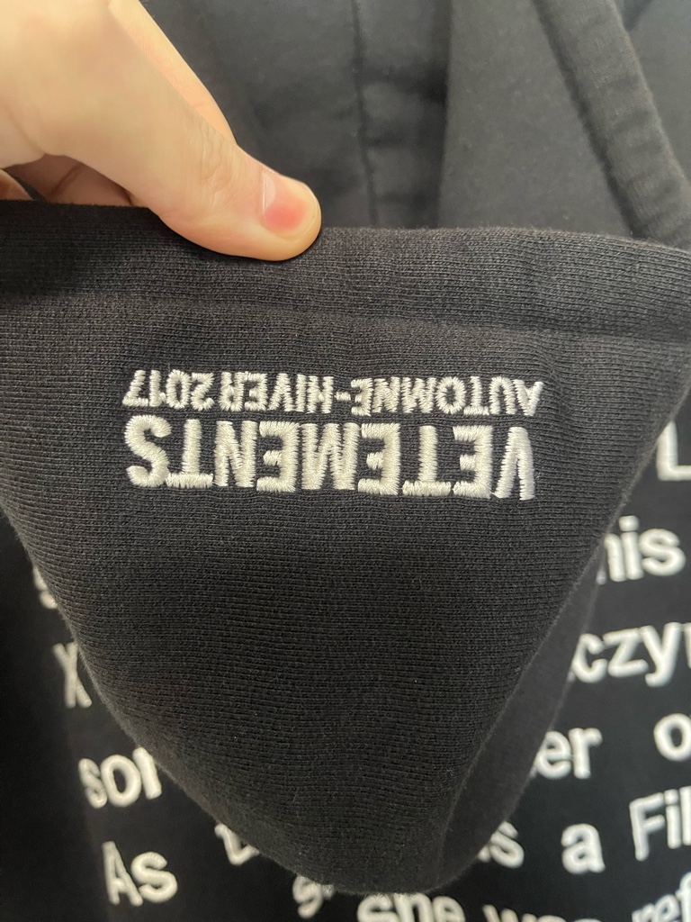 限定 vetements 辞書 アデライデ Sサイズ - ARCHIVESTOCK