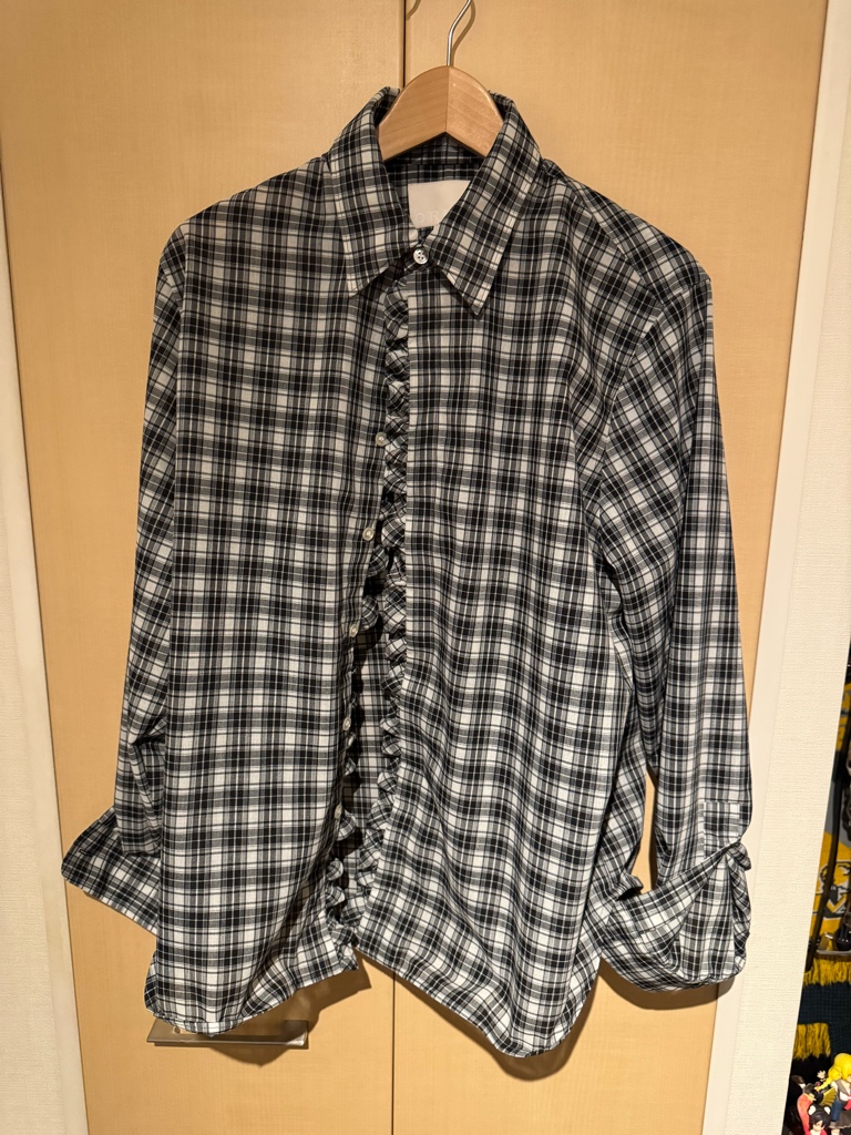 ORIMI FRILL WIRE SHIRT サイズ1 ORIMI FRILL WIRE SHIRT - ARCHIVESTOCK