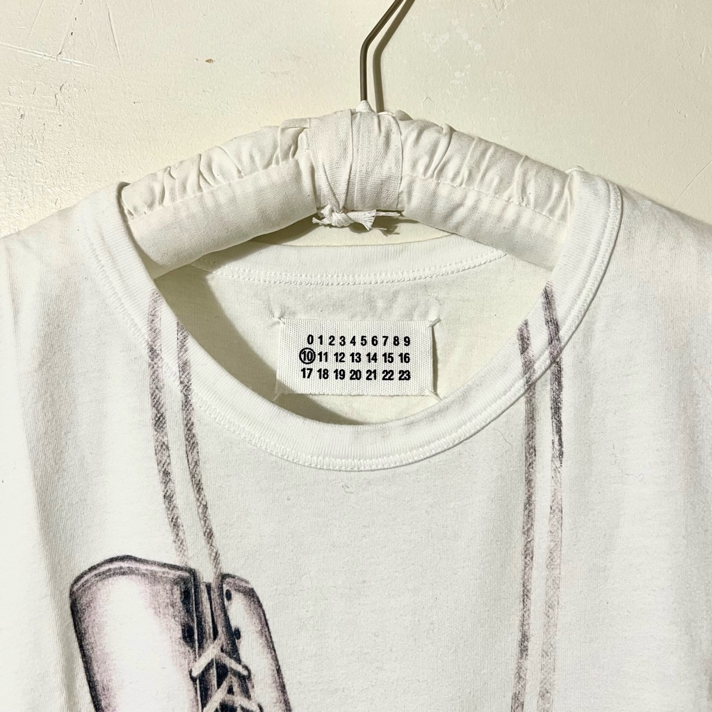 試着1回 マルタンマルジェラ 2007SS ボクシンググローブ Tシャツ 48 