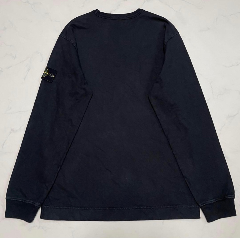 STONE ISLAND リブスウェット ブラック 【確実正規品】 - ARCHIVESTOCK