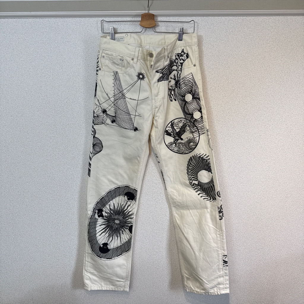 Dries Van Noten 23AW 総柄 デニム パンツ - ARCHIVESTOCK