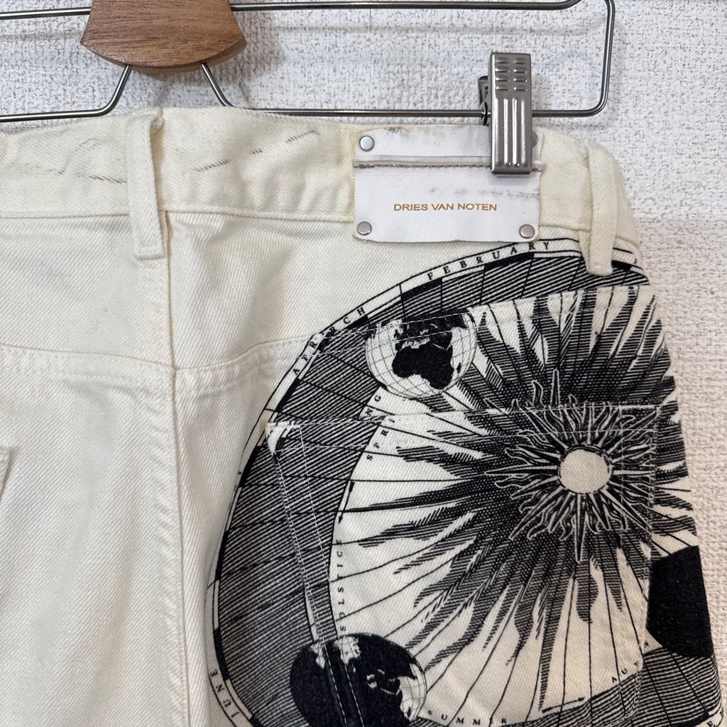 Dries Van Noten 23AW 総柄 デニム パンツ - ARCHIVESTOCK