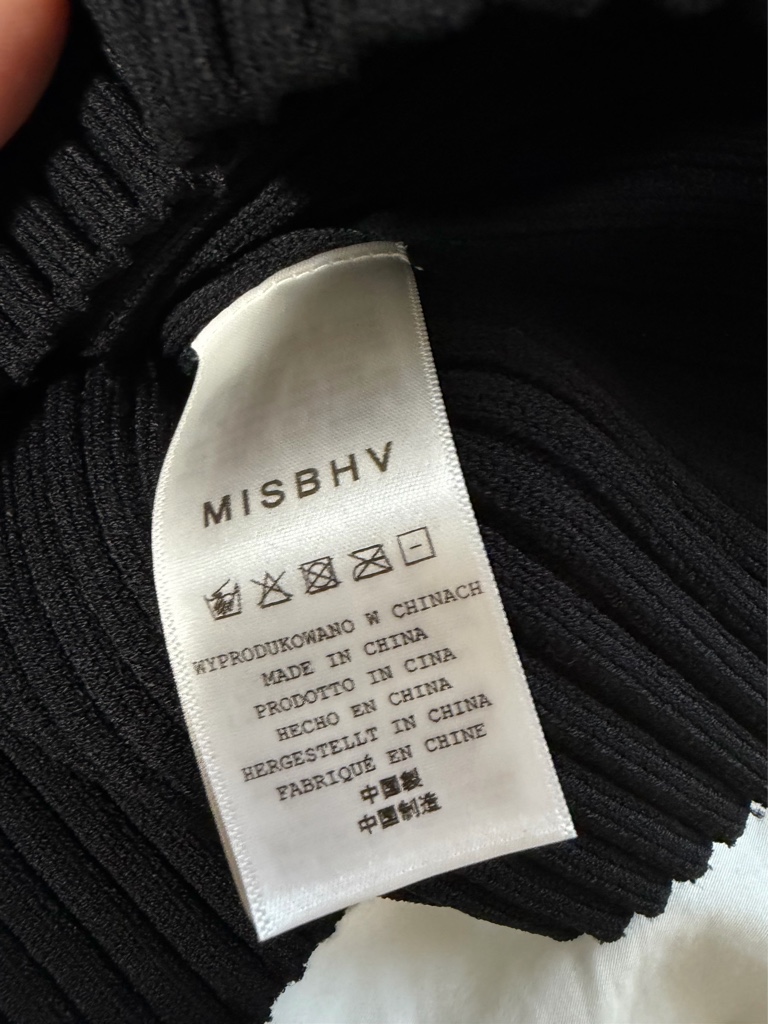 MISBHV ブラックハーフジップタート ルネック サイズL - ARCHIVESTOCK