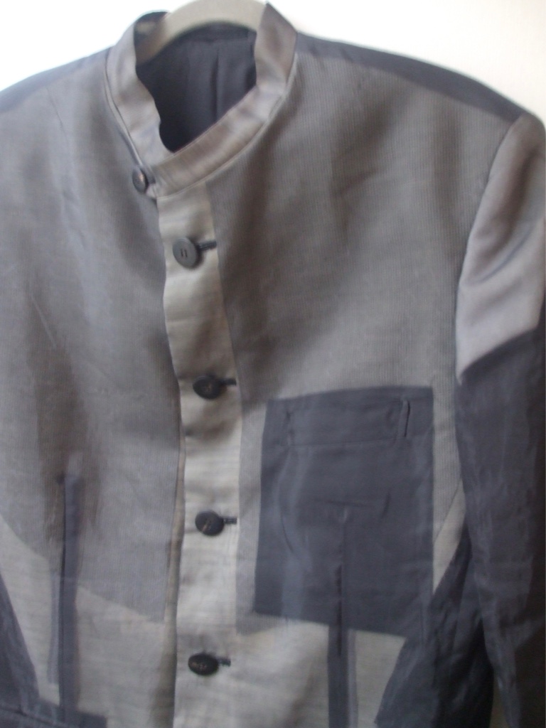 ISSEY MIYAKE MEN スタンドカラージャケット グレー - ARCHIVESTOCK