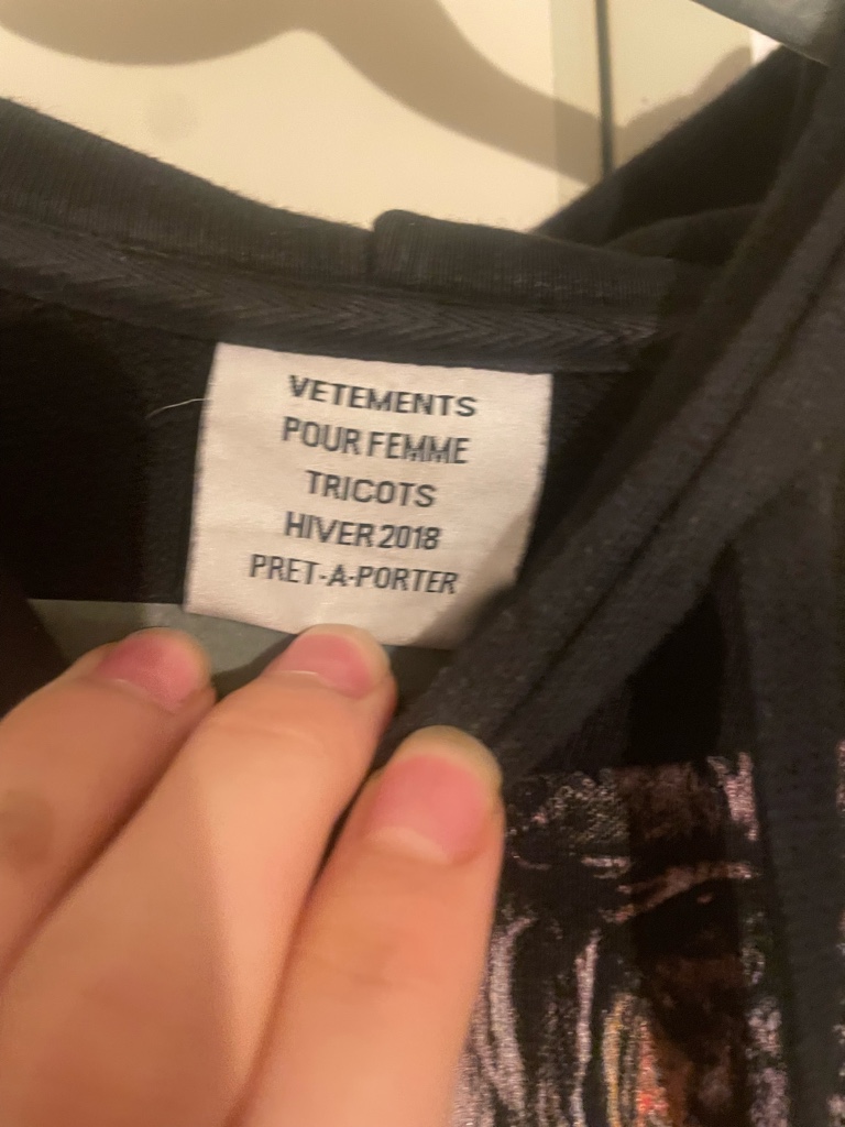 Vetements 18aw skull 変形パーカーarchive スカル - ARCHIVESTOCK