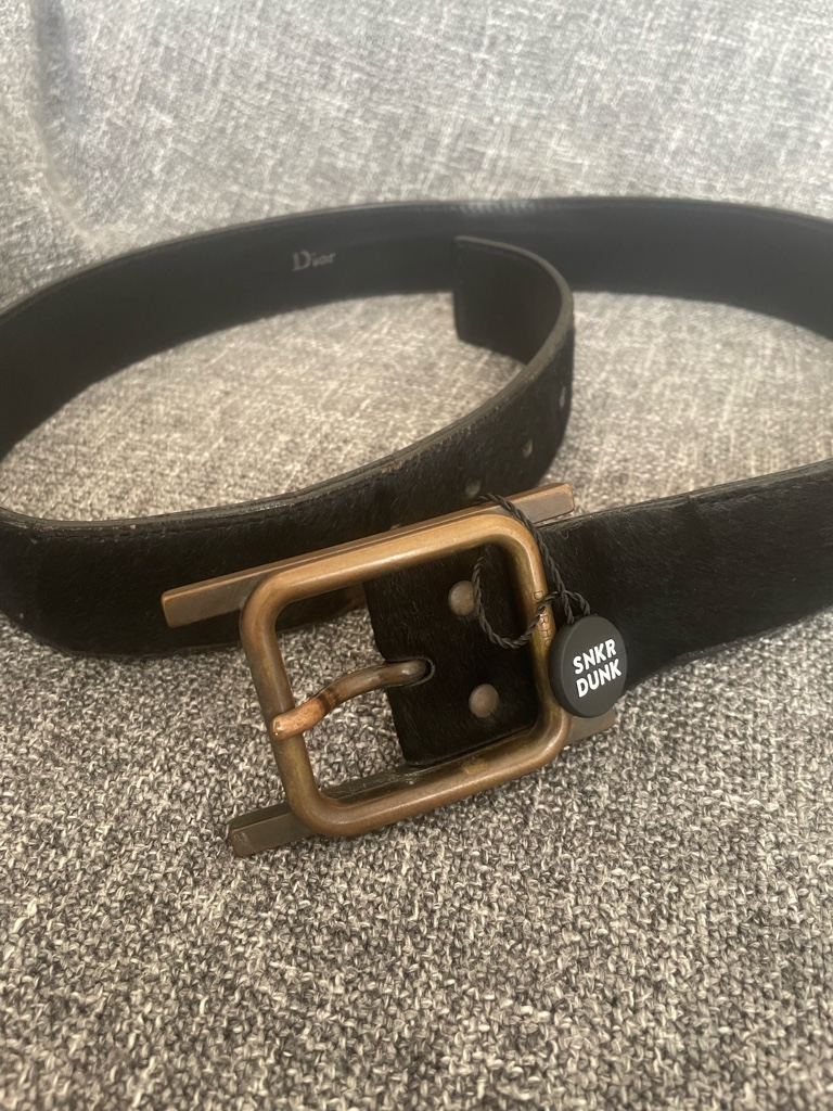 Dior homme AW05エディ期 H buckle belt 85 - ARCHIVESTOCK