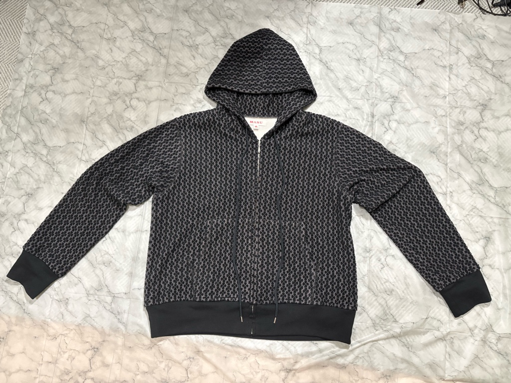 MASU 22AW CLOVER PILE ZIP-UP HOODIE 48 - ARCHIVESTOCK