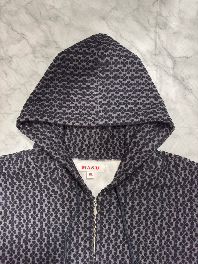 MASU 22AW CLOVER PILE ZIP-UP HOODIE 48 - ARCHIVESTOCK