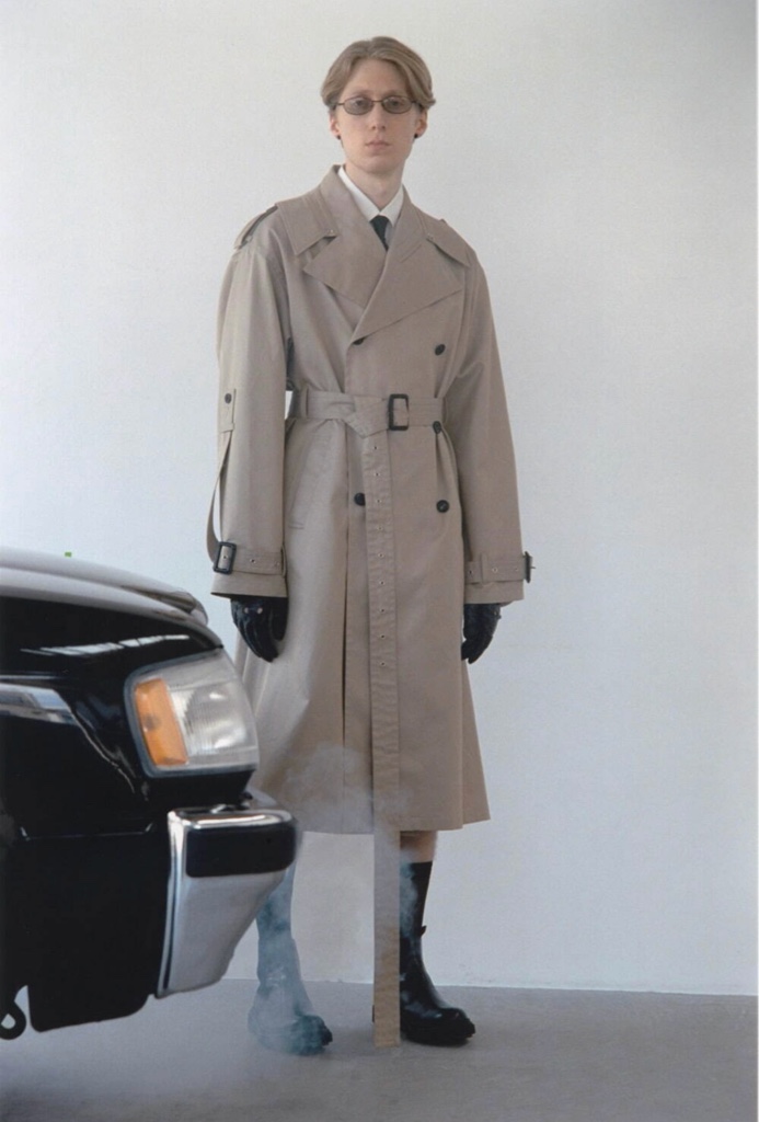 SOSHIOTSUKI 23SS インサイド ラペル トレンチコート SOSHIOTSUKI インサイドラペルトレンチコート 23SS ソウシオオツキ