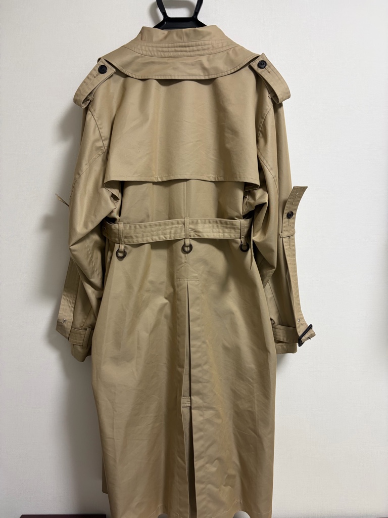 SOSHIOTSUKI インサイドラペルトレンチコート 23SS ソウシオオツキ