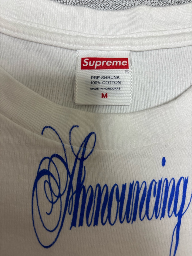 Supreme Announcing 25SS アナウシング ハートTシャツ M - ARCHIVESTOCK