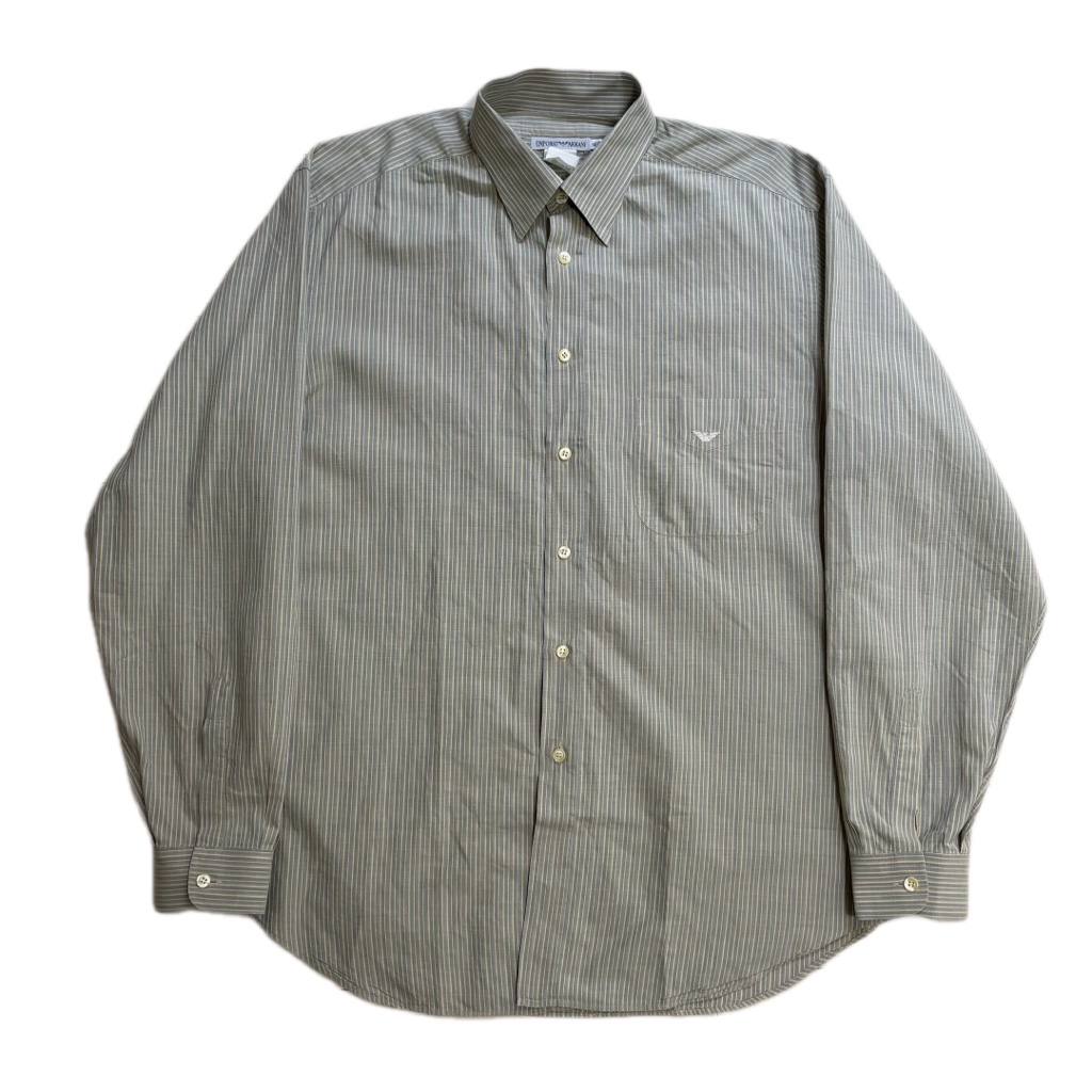 90s Emporio Armani shirt 90年代 エンポリオアルマーニ ドレスシャツ