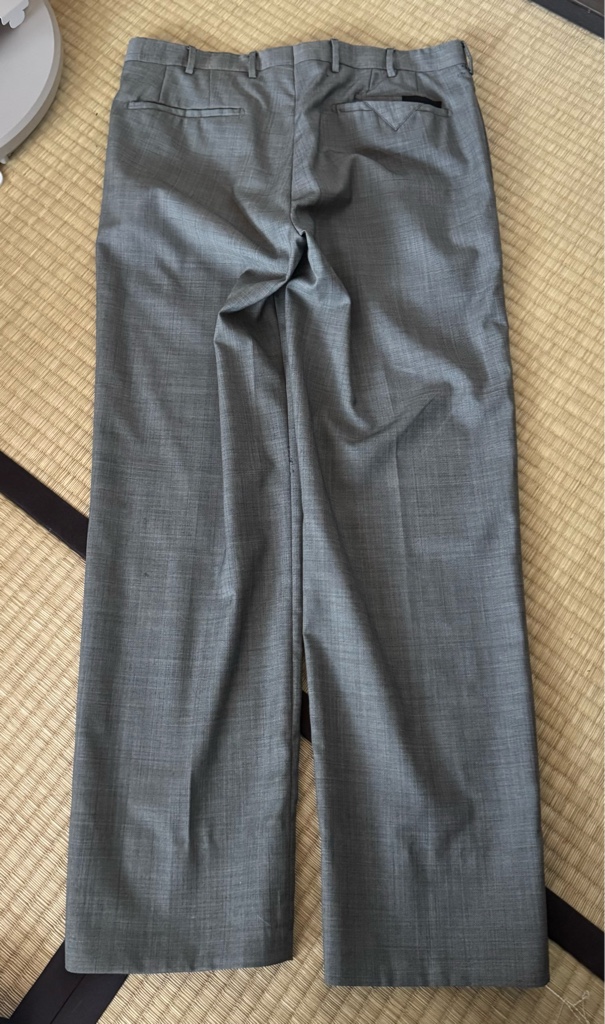 00's prada summer wool straight slacks - ARCHIVESTOCK