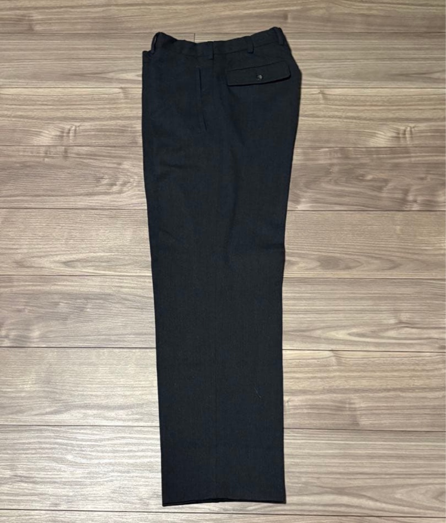 98FW prada wool slacks dark gray (44) - ARCHIVESTOCK