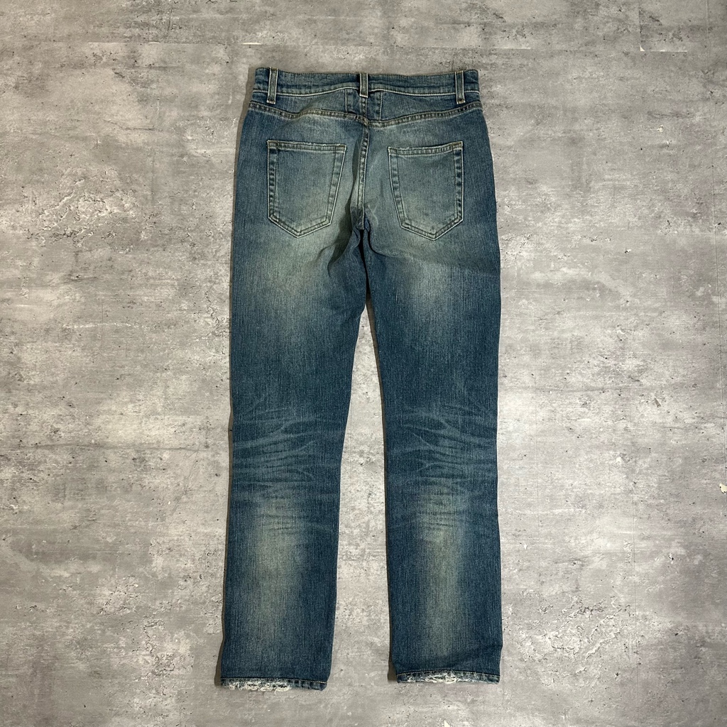 Saint Laurent Paris スキニー デニム エディ期 スタッズ - ARCHIVESTOCK