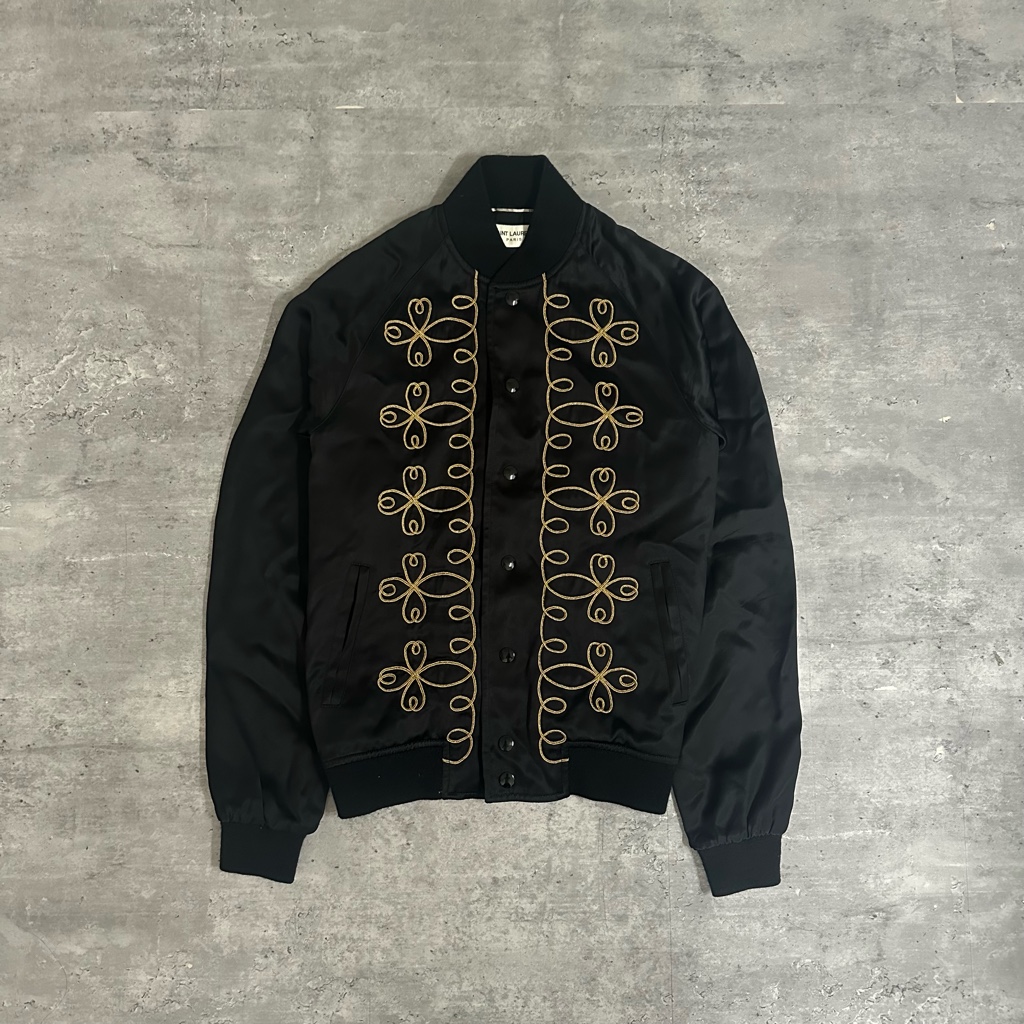 Saint Laurent Paris エディ期 ナポレオンジャケット ナイロン