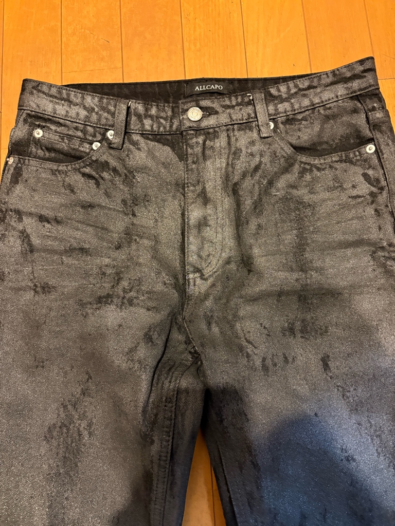 allcapo coating flare denim - ARCHIVESTOCK
