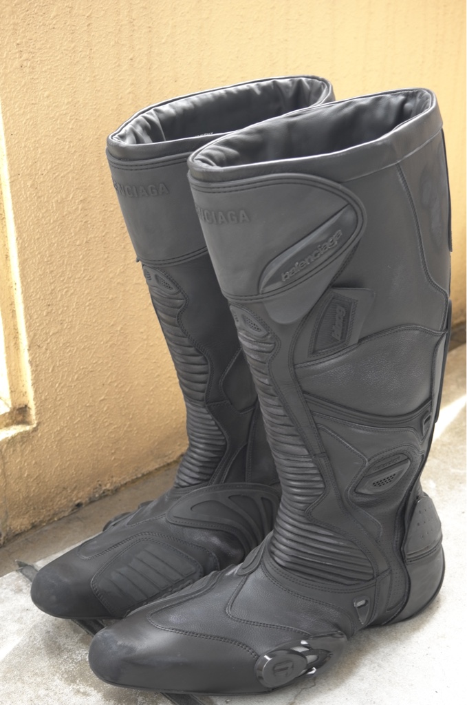 Balenciaga 23aw Leather Biker Boots 43 - ARCHIVESTOCK
