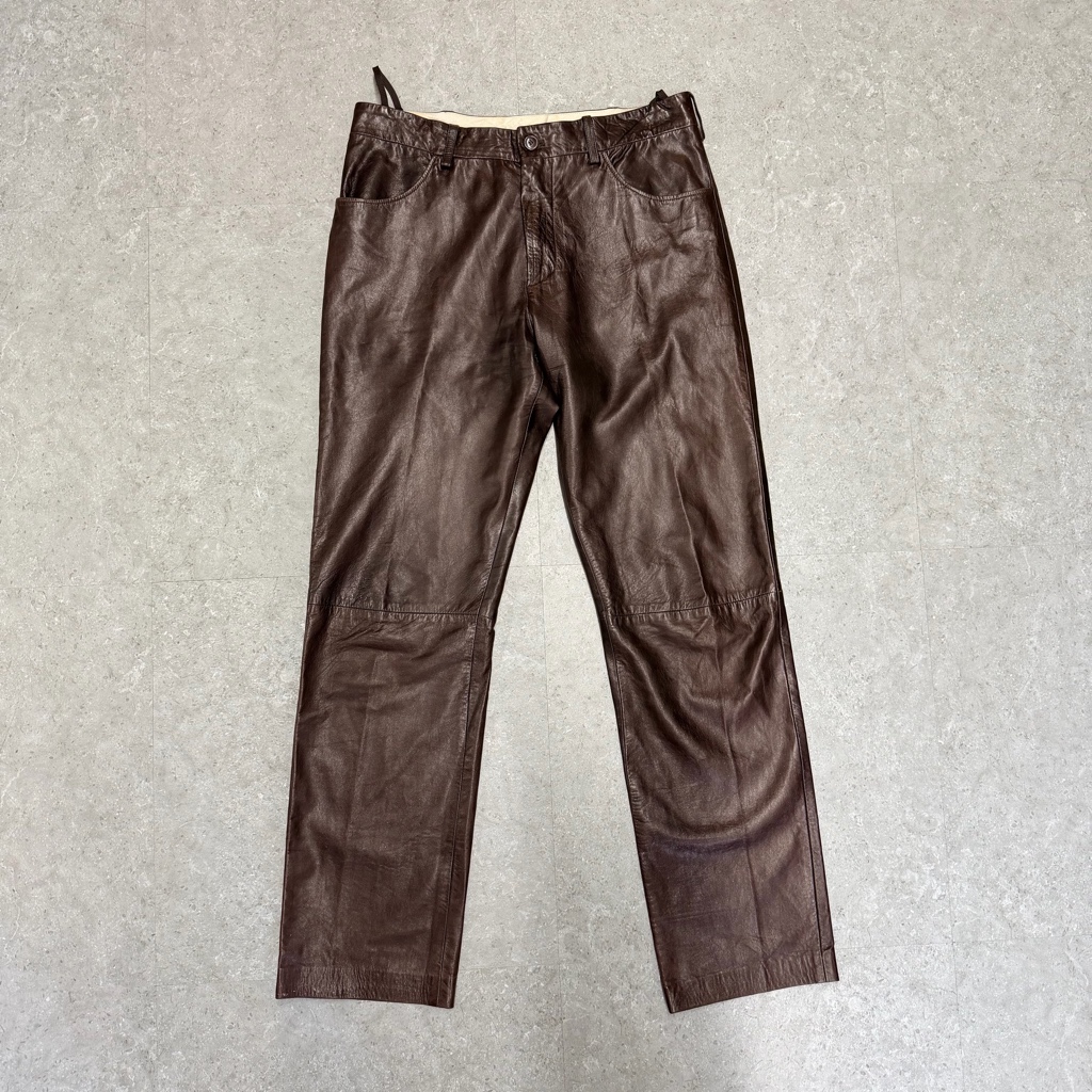 helmut lang archive 本人期 レザー パンツ - ARCHIVESTOCK