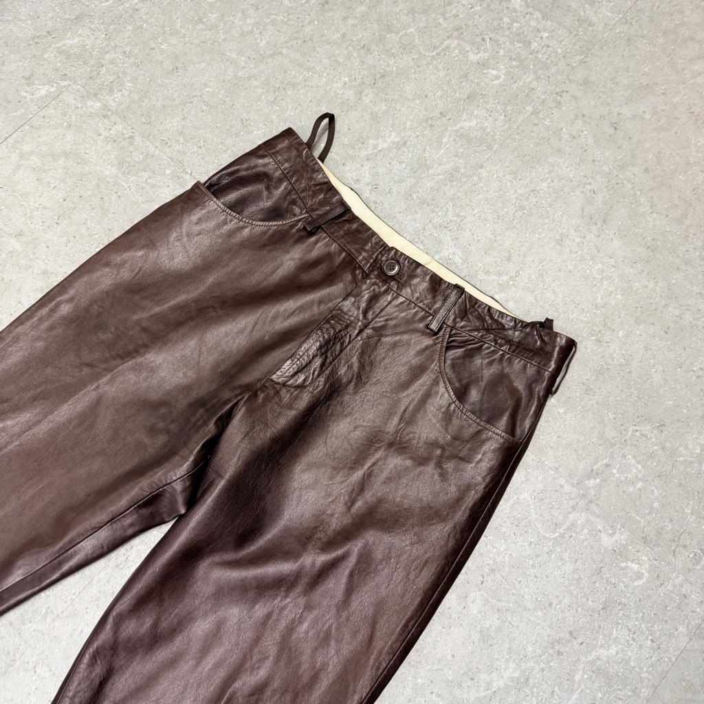 helmut lang archive 本人期 レザー パンツ - ARCHIVESTOCK
