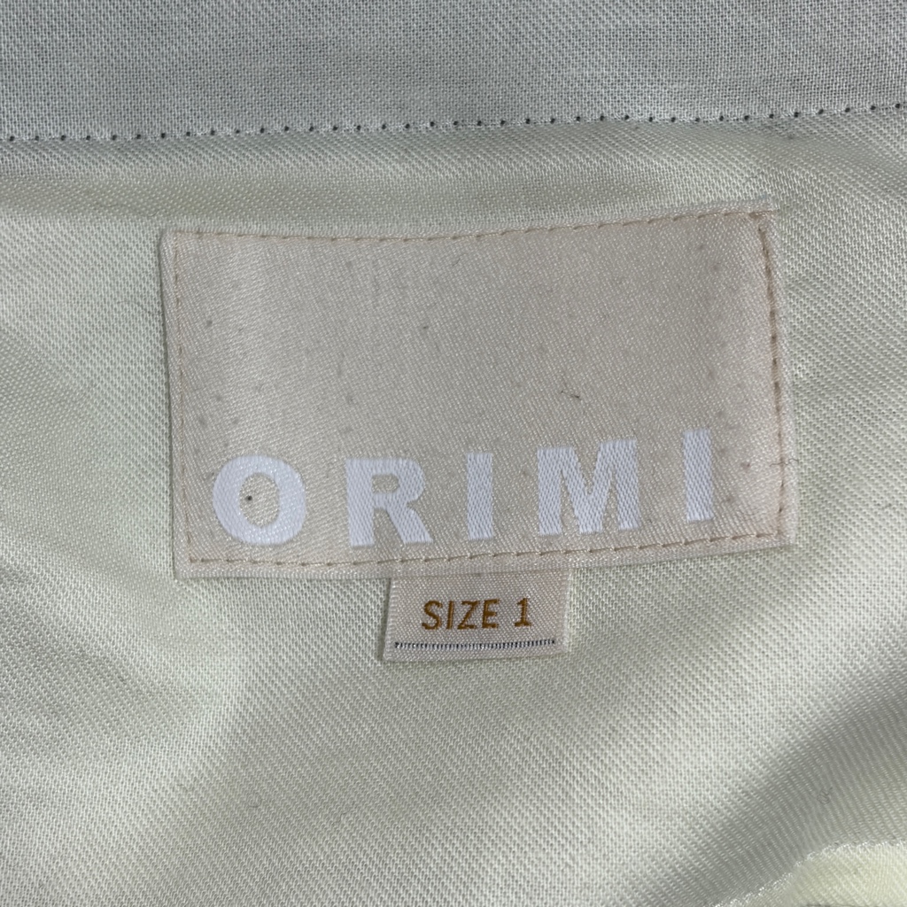 ORIMI オリミ 25AW DINNER SLACKS ワイドスラックス A25201 グレー