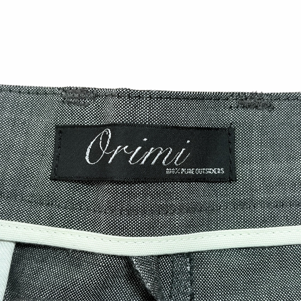 ORIMI オリミ 25AW DINNER SLACKS ワイドスラックス A25201 グレー