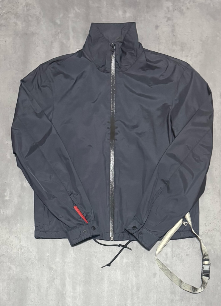 PRADA SPORT archive ナイロンジャケット M 黒 prada sports archive ポケッタブル ナイロンジャケット - ARCHIVESTOCK