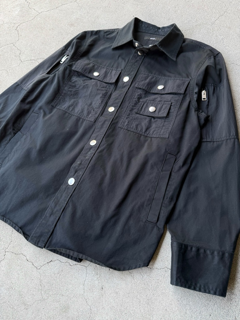 DIESEL Archive Cotton & Nylon Multi Pocket Shirt Jacket - ARCHIVESTOCK