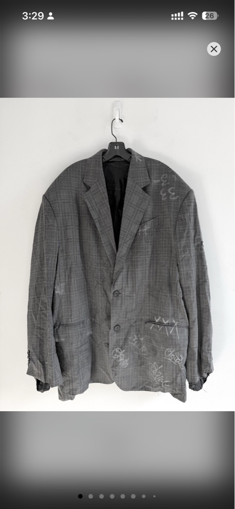 常田大希着用 BALENCIAGA 23SS SKATER GRAFFITI JACKET - ARCHIVESTOCK