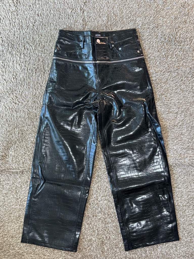 goar archive CROCO ZIPPER PANTS L - ARCHIVESTOCK