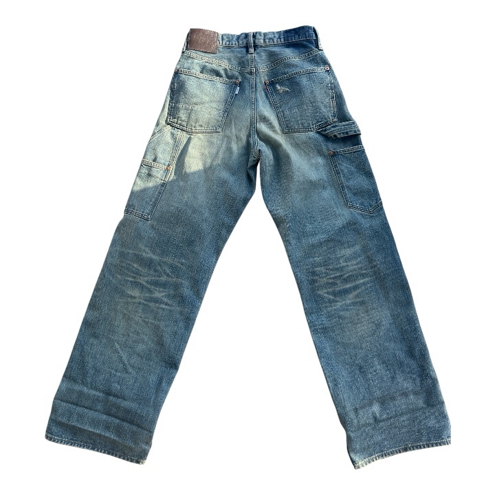 即完品‼️】26SS シュガーヒル ダメージ ダブルニー デニムパンツ 30 