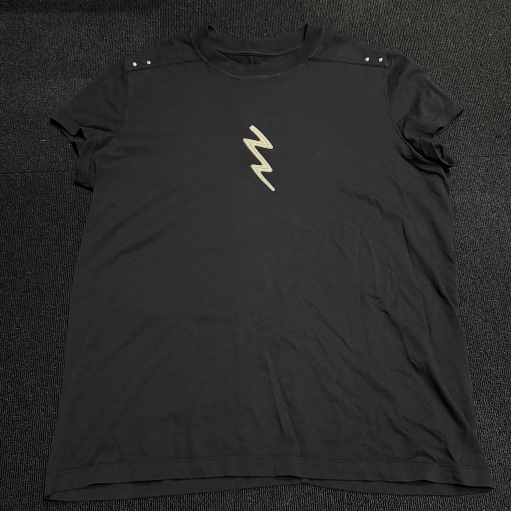 Rick Owensスタッズ付きTシャツ ブラック - ARCHIVESTOCK
