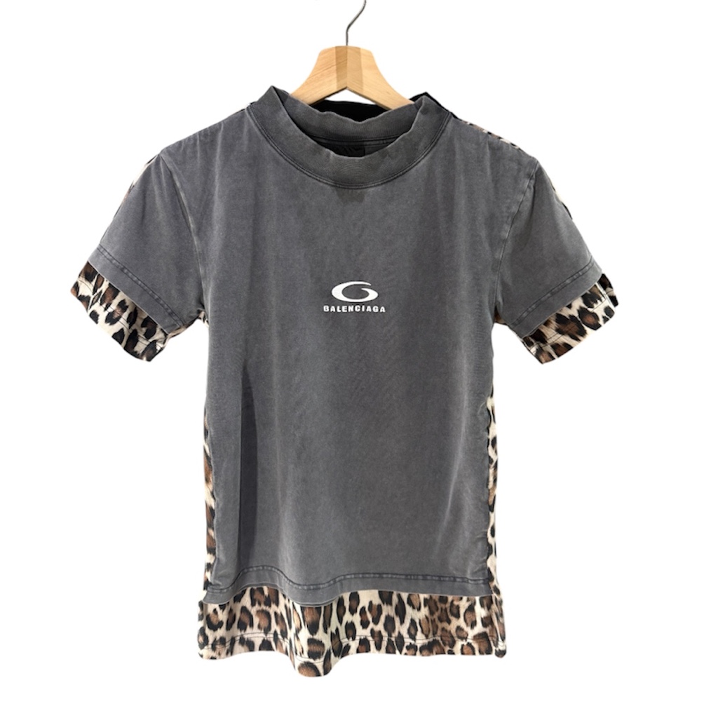 balenciaga レオパードドッキングtシャツ - ARCHIVESTOCK