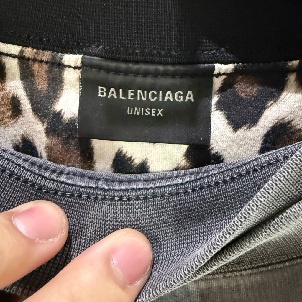 balenciaga レオパードドッキングtシャツ - ARCHIVESTOCK